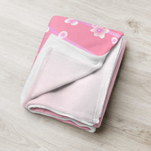 Load image into Gallery viewer, EXCLUSIVE - Pink Nubian Flower Girl Throw Blanket - FAST UK DELIVERY