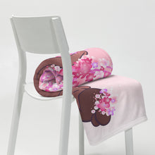 Load image into Gallery viewer, EXCLUSIVE - Pink Nubian Flower Girl Throw Blanket - FAST UK DELIVERY