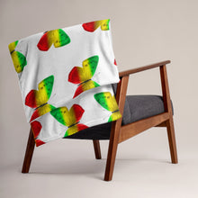 Load image into Gallery viewer, EXCLUSIVE - Butterfly Throw Blanket - White - FAST UK DELIVERY