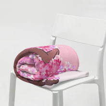 Load image into Gallery viewer, EXCLUSIVE - Pink Nubian Flower Girl Throw Blanket - FAST UK DELIVERY
