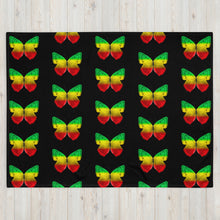 Load image into Gallery viewer, EXCLUSIVE - Butterfly Throw Blanket - Black - FAST UK DELIVERY