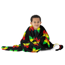 Load image into Gallery viewer, EXCLUSIVE - Butterfly Throw Blanket - Black - FAST UK DELIVERY