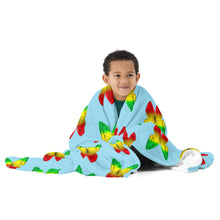 Load image into Gallery viewer, EXCLUSIVE - Butterfly Throw Blanket - Blue - FAST UK DELIVERY