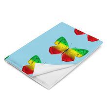 Load image into Gallery viewer, EXCLUSIVE - Butterfly Throw Blanket - Blue - FAST UK DELIVERY