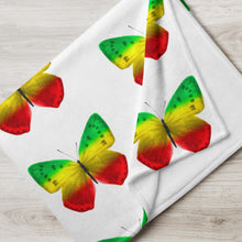 Load image into Gallery viewer, EXCLUSIVE - Butterfly Throw Blanket - White - FAST UK DELIVERY