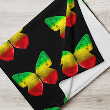 Load image into Gallery viewer, EXCLUSIVE - Butterfly Throw Blanket - Black - FAST UK DELIVERY
