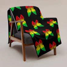 Load image into Gallery viewer, EXCLUSIVE - Butterfly Throw Blanket - Black - FAST UK DELIVERY