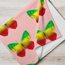 Load image into Gallery viewer, EXCLUSIVE - Butterfly Throw Blanket - Pink - FAST UK DELIVERY