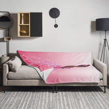 Load image into Gallery viewer, EXCLUSIVE - Pink Nubian Flower Girl Throw Blanket - FAST UK DELIVERY