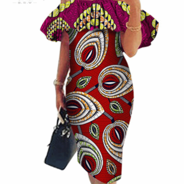 sachin and babi light blue dress African Dresses - Caribbean Dresses