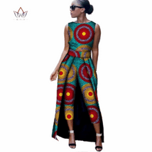 Load image into Gallery viewer, Africa Print Cotton Jumpsuit with Skirt - Various Colours Available in UK Sizes 8 - 22
