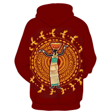 Load image into Gallery viewer, African Woman Hoodie J - Plus Sizes Available
