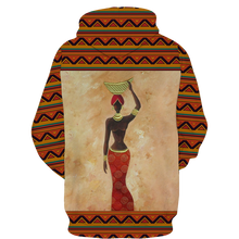 Load image into Gallery viewer, African Woman Hoodie G - Plus Sizes Available
