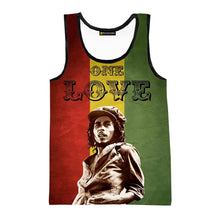 Load image into Gallery viewer, Bob Marley Tank Top Vest - Design A - Available in Sizes XXS - 4XL
