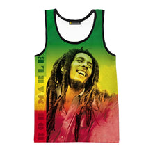 Load image into Gallery viewer, Bob Marley Tank Top Vest - Design J - Available in Sizes XXS - 4XL
