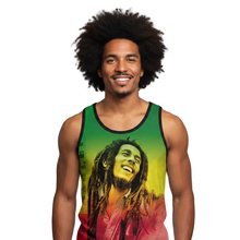 Load image into Gallery viewer, Bob Marley Tank Top Vest - Design J - Available in Sizes XXS - 4XL

