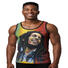 Load image into Gallery viewer, Bob Marley Tank Top Vest - Design K - Available in Sizes XXS - 4XL
