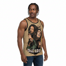 Load image into Gallery viewer, Bob Marley Tank Top Vest - Design B - Available in Sizes XXS - 4XL

