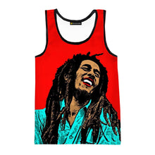 Load image into Gallery viewer, Bob Marley Tank Top Vest - Design C - Available in Sizes XXS - 4XL
