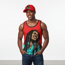 Load image into Gallery viewer, Bob Marley Tank Top Vest - Design C - Available in Sizes XXS - 4XL
