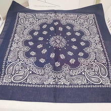 Load image into Gallery viewer, 100% Cotton Bandana - In Blue and Purple Gradient
