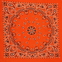 Load image into Gallery viewer, 100% Cotton Bandana - In Dark Orange
