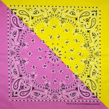 Load image into Gallery viewer, 100% Cotton Bandana - In Light Yellow
