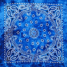 Load image into Gallery viewer, 100% Cotton Bandana - In Blue and Purple Gradient
