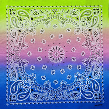 Load image into Gallery viewer, 100% Cotton Bandana - In Dark Blue and Yellow
