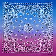 Load image into Gallery viewer, 100% Cotton Bandana - In Bright Blue
