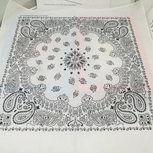 Load image into Gallery viewer, 100% Cotton Bandana - In Black and Pink
