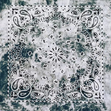 Load image into Gallery viewer, 100% Cotton Bandana - In Dark Green and White
