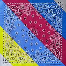 Load image into Gallery viewer, 100% Cotton Bandana - In Bright Blue
