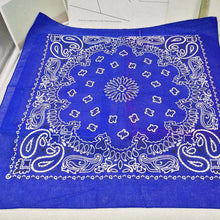 Load image into Gallery viewer, 100% Cotton Bandana - In Blue and Purple Gradient
