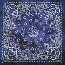 Load image into Gallery viewer, 100% Cotton Bandana - In Bright Red and Blue
