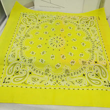 Load image into Gallery viewer, 100% Cotton Bandana - In Dark Yellow
