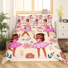 Load image into Gallery viewer, Black Girl Magic Duvet Cover Set I
