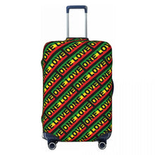 Load image into Gallery viewer, One Love Suitcase Cover - Design A - Various Sizes Available
