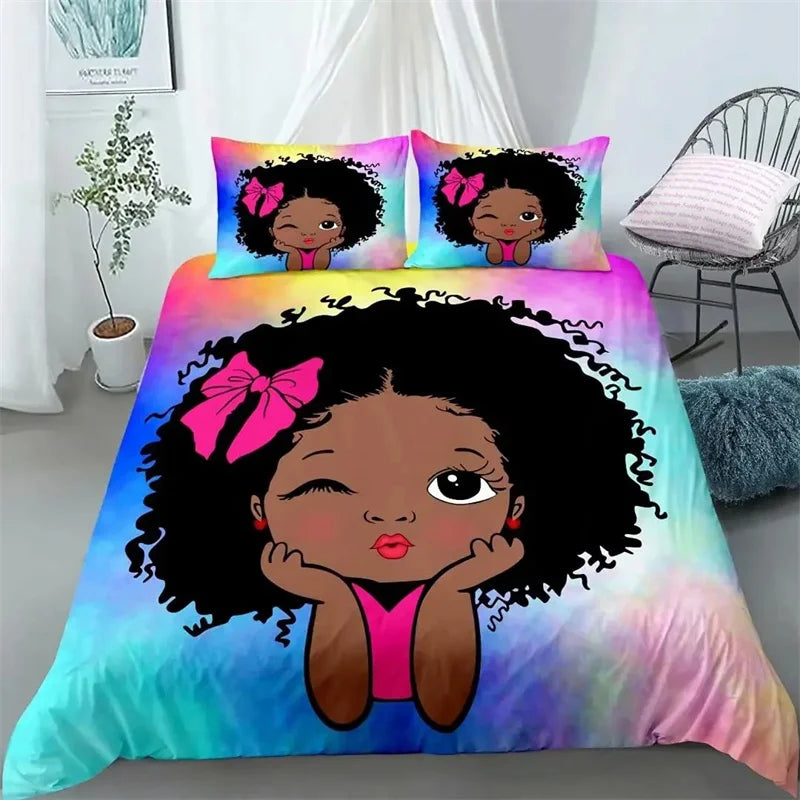 Black Girl Magic Duvet Cover Set L