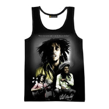 Load image into Gallery viewer, Bob Marley Tank Top Vest - Design E - Available in Sizes XXS - 4XL
