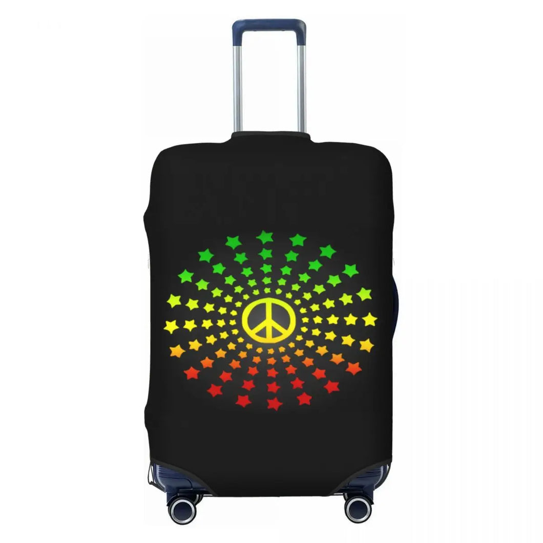 Rasta Peace Suitcase Cover - Various Sizes Available