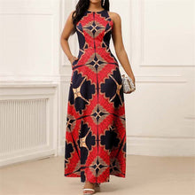 Load image into Gallery viewer, Must Have - Halter Neck Dress - Available in Yellow and Blue or Red
