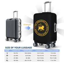 Load image into Gallery viewer, Black Rasta Lion Suitcase Cover - Design B  - Various Sizes Available
