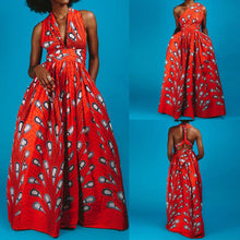 Load image into Gallery viewer, Versatile African Print Dress - Various Colours Available in UK Sizes 8 - 14
