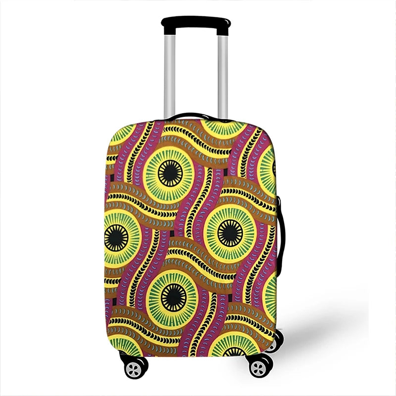 African Print Suitcase Cover Q - Various Sizes Available