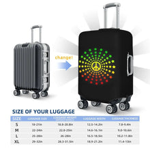 Load image into Gallery viewer, Rasta Peace Suitcase Cover - Various Sizes Available
