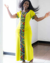 Load image into Gallery viewer, Yellow Maxi Dress - Available in Sizes S - 3XL
