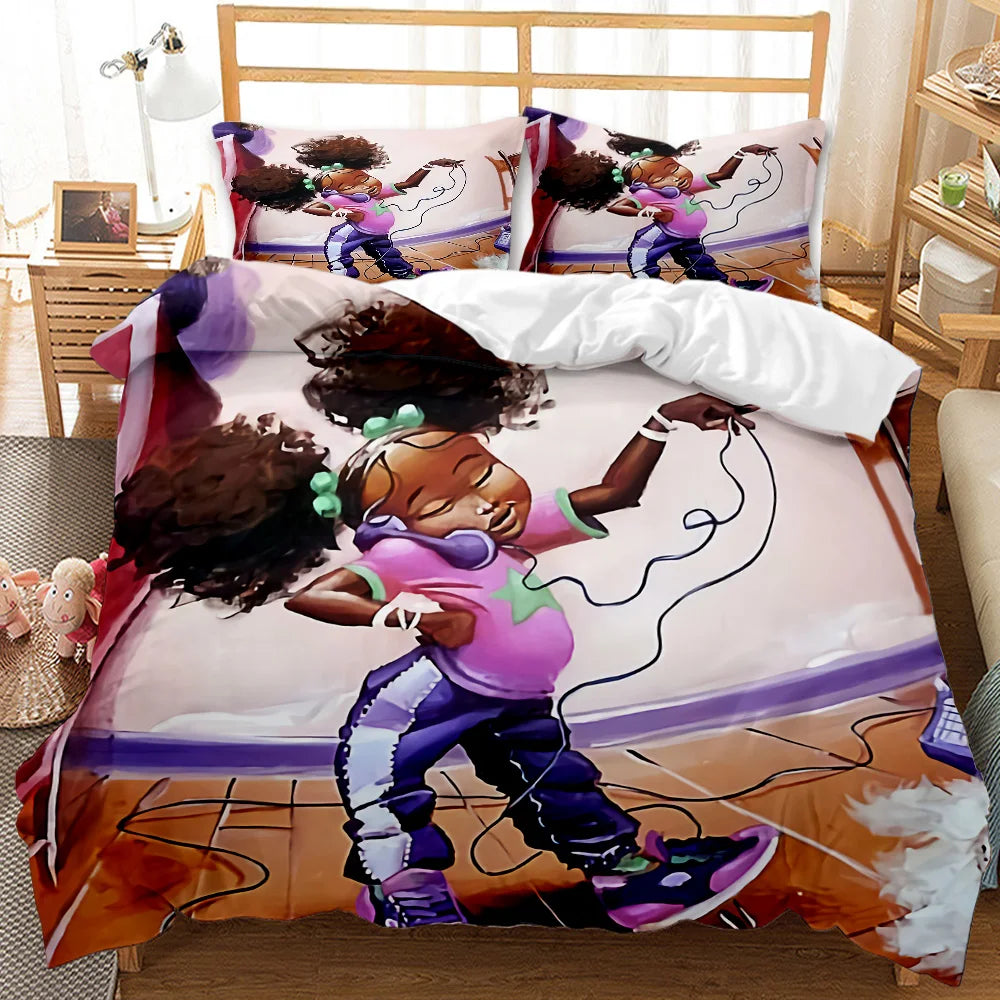 Black Girl Magic Duvet Cover Set A – Melanin World Plus