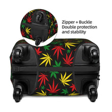 Load image into Gallery viewer, Ganja Leaf Suitcase Cover - Various Sizes Available
