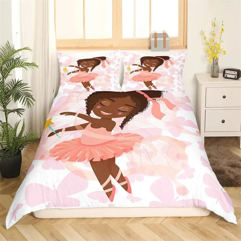 Black Girl Magic Duvet Cover Set F